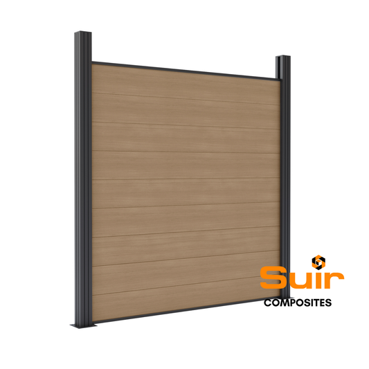 Composite Fencing Collection Oak