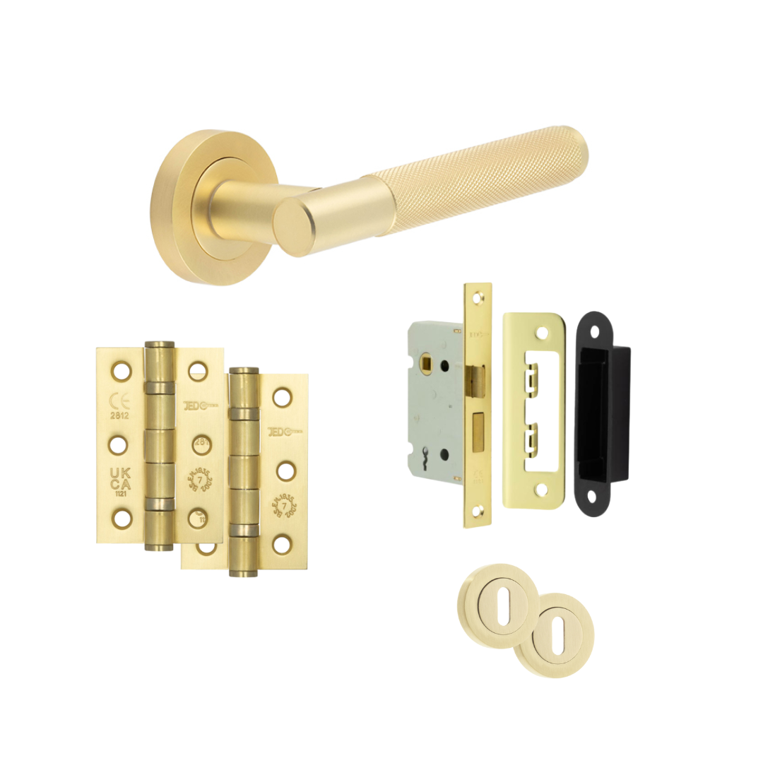 Berlin Door Internal Brass Handle