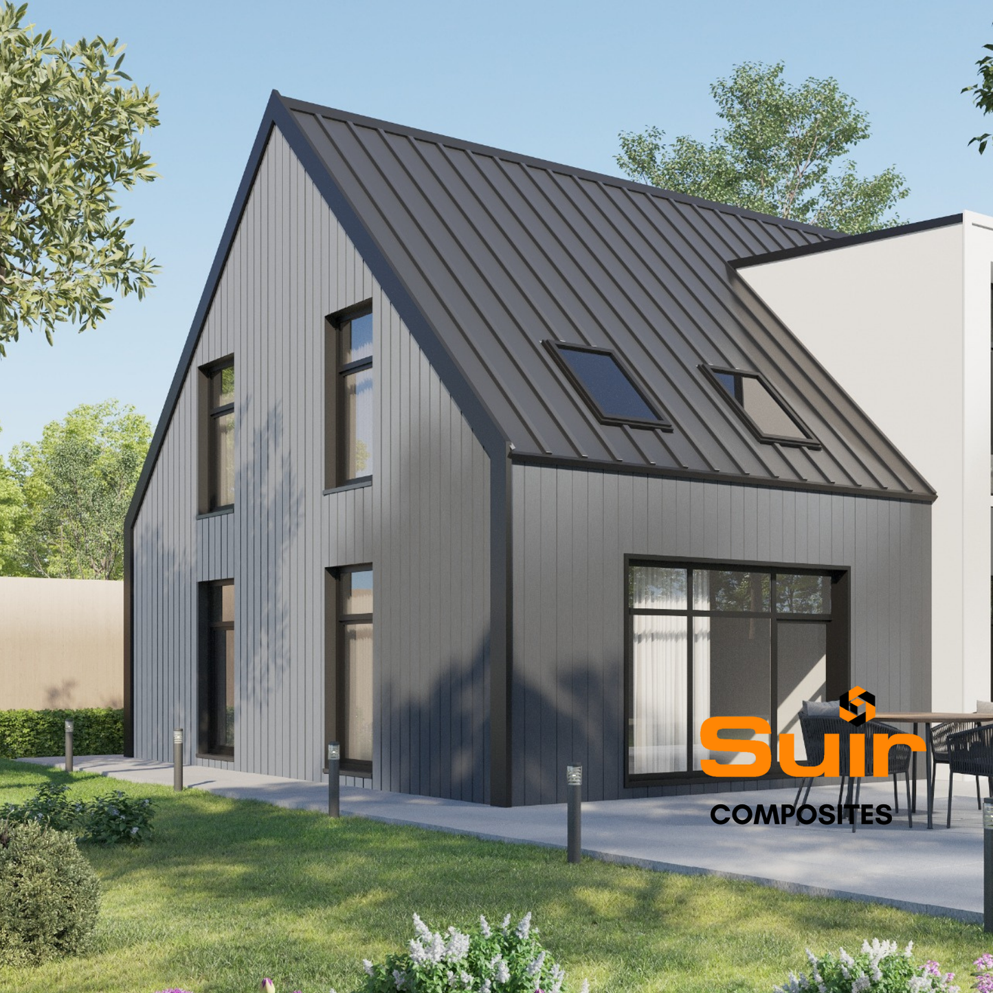 Composite Cladding Stone Grey