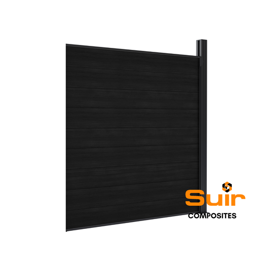Composite fencing collection black - product photo
