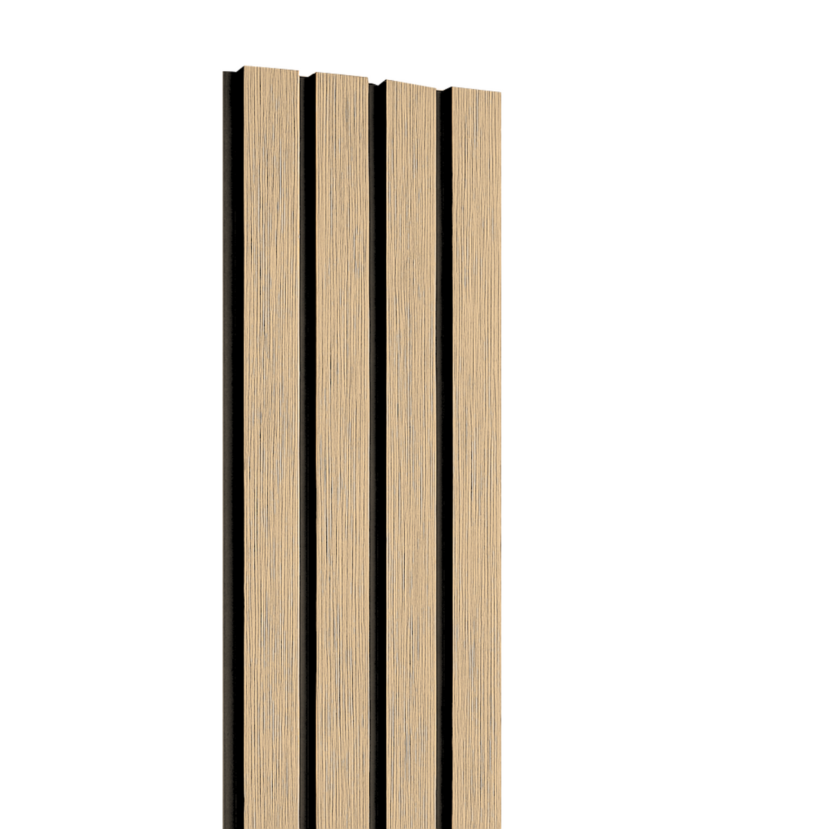 Composite slatted cladding desert sand black inlet - main image