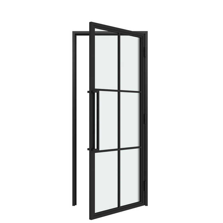 Steel Black Crittal Style Internal Door Porto