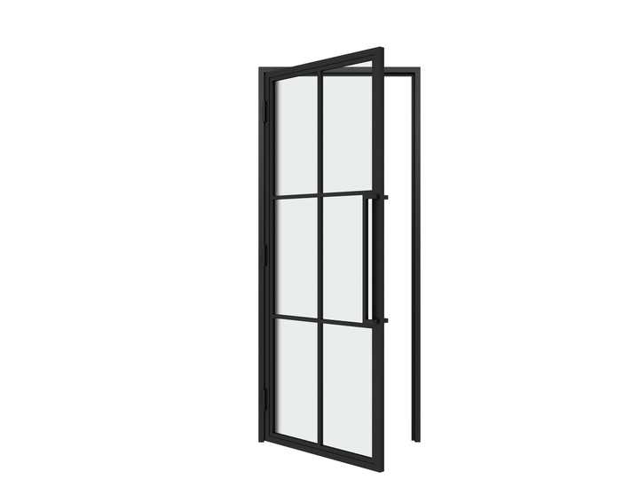 Steel Black Crittal Style Internal Door Porto