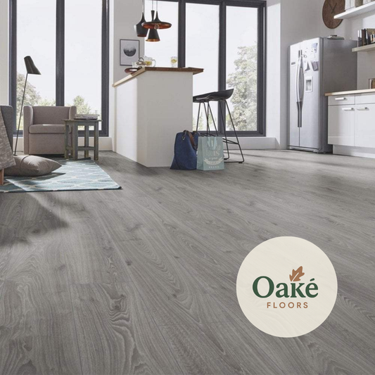 Laminate Flooring Long Board Liscannor Grey 12mm