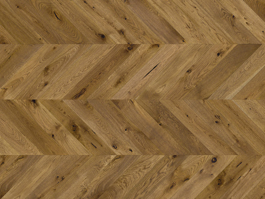 BARISTA OAK MAINLAND / ARABICA CHEVRON BRUSHED MATT LACQUERED ENGINEERED FLOORING