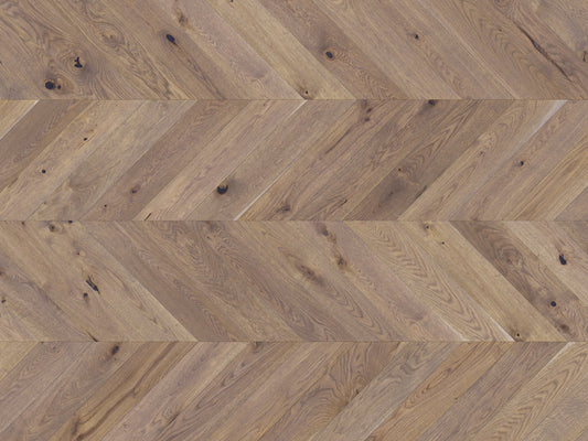 BARISTA OAK SERENE / FRAPPE CHEVRON BRUSHED MATT LACQUERED ENGINEERED FLOORING