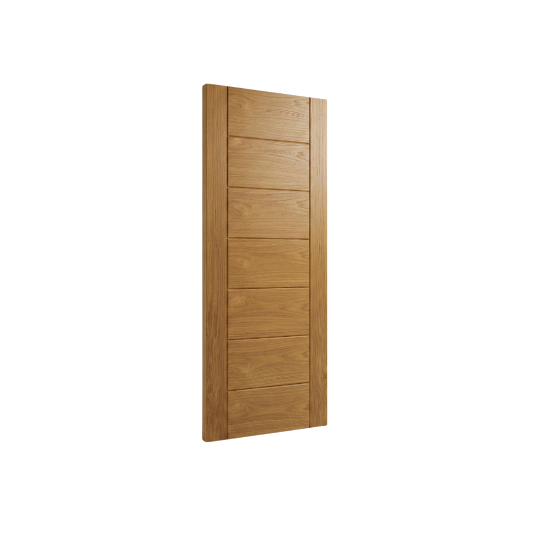 Oak contemporary internal door WC19 - alternate view