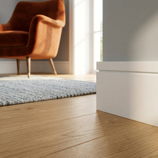 Shaker Primed Skirting Board Shaker