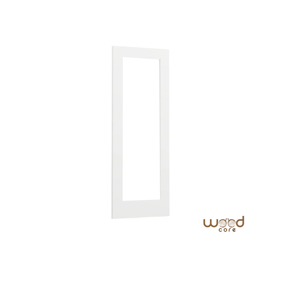 Shaker White Internal Wooden Clear Glass Door WC15GC