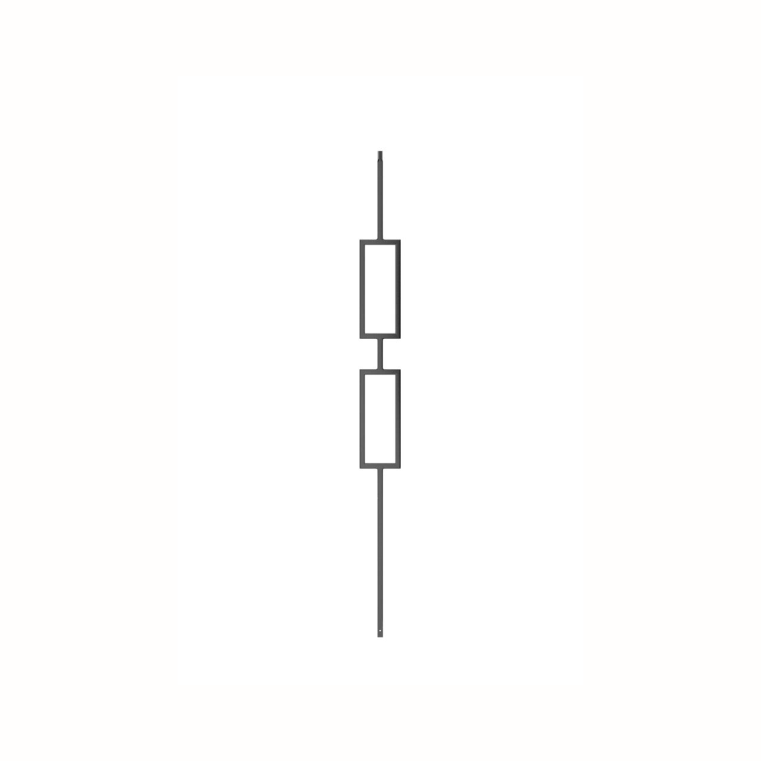 Matrix Double Rectangle Square Spindle