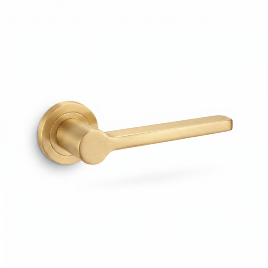 Vienna Satin Brass Door Handle