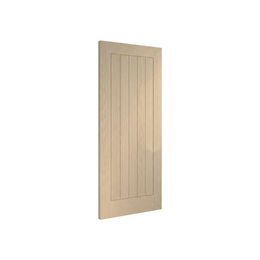 WC3 Cottage Style Whitewashed Oak Internal Door