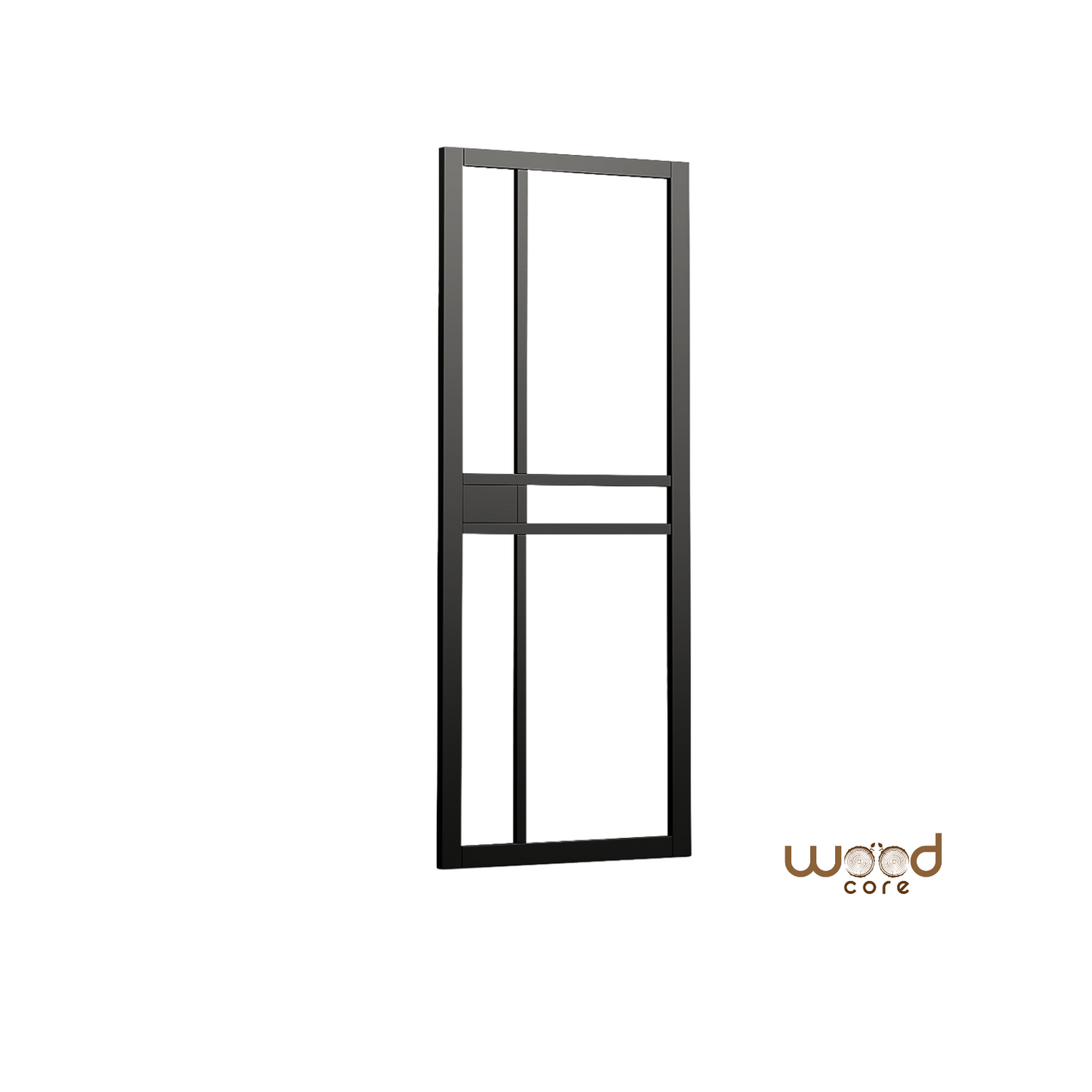 WC40G Premium Primed Black Urban Style Door Crittal Style