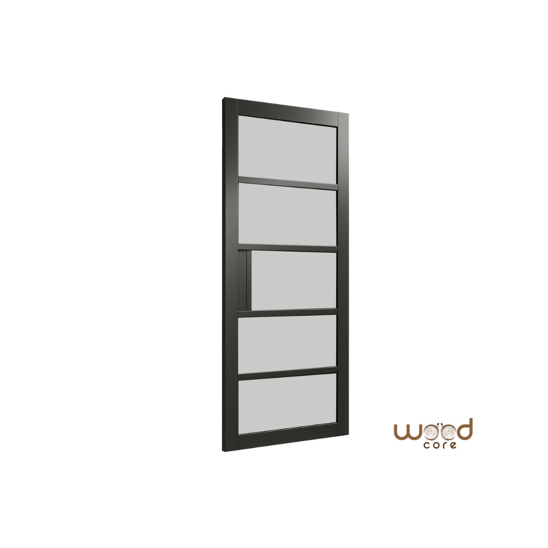 WC41GT Tinted Urban Style Premium Primed Black Mayfair Internal Door Crittal Style
