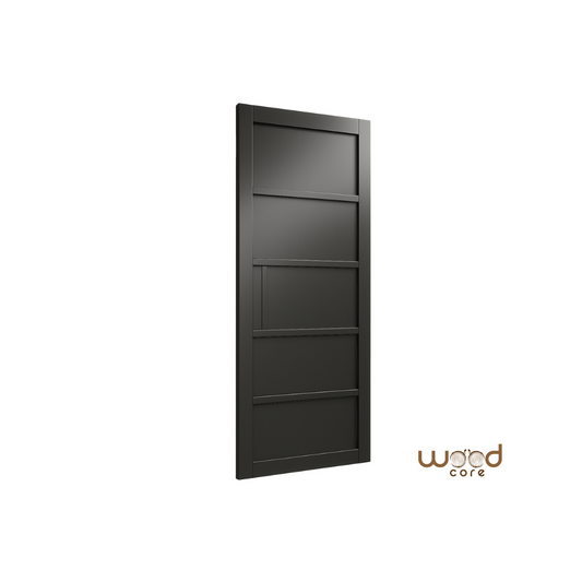 WC41 Solid Urban Style Premium Primed Black Mayfair Door