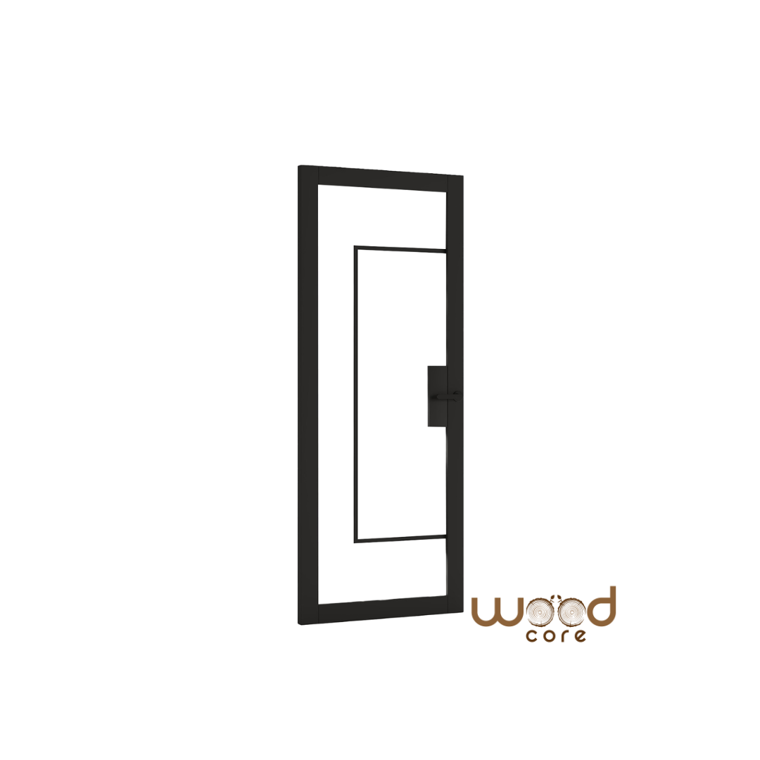 WC43GC Clear Glass Crittal Style Internal Door