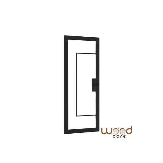 WC43GC Clear Glass Crittal Style Internal Door