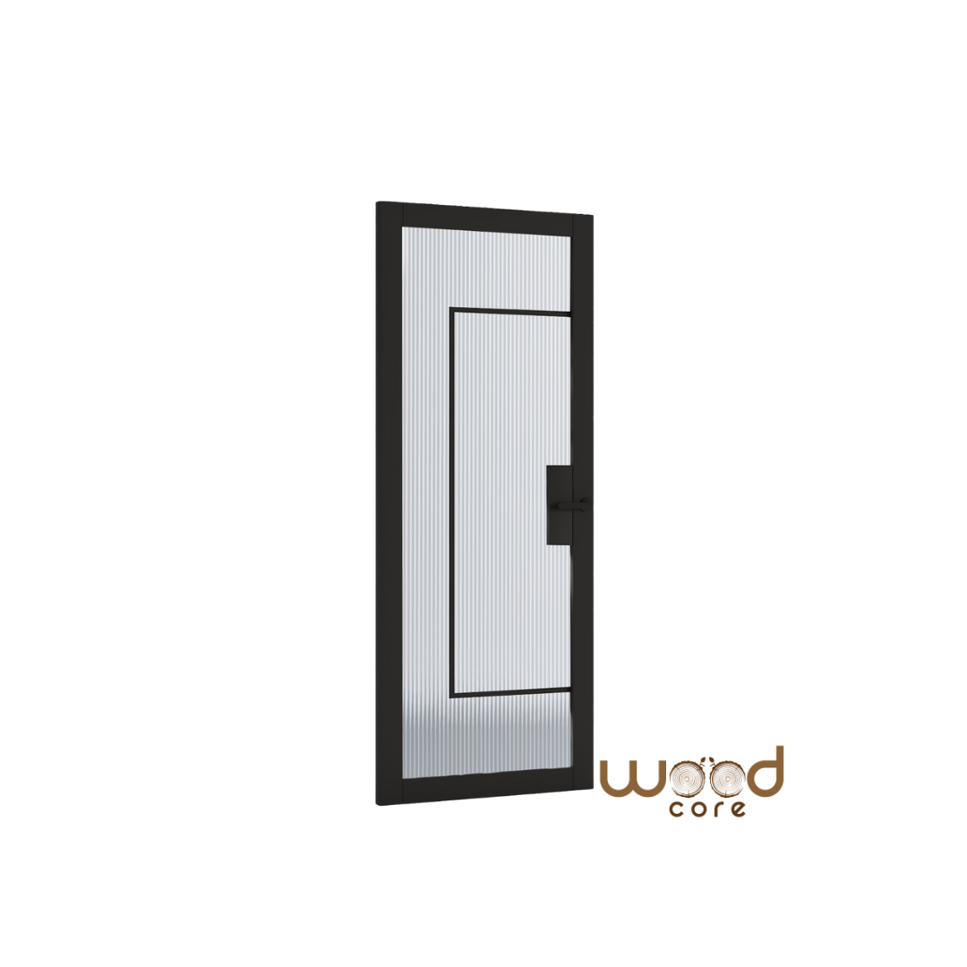 WC43GR Reeded Glass Crittal Style Internal Door
