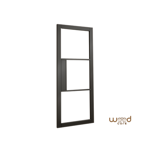 WC44GC Premium Primed Black Mayfair Door Crittal style