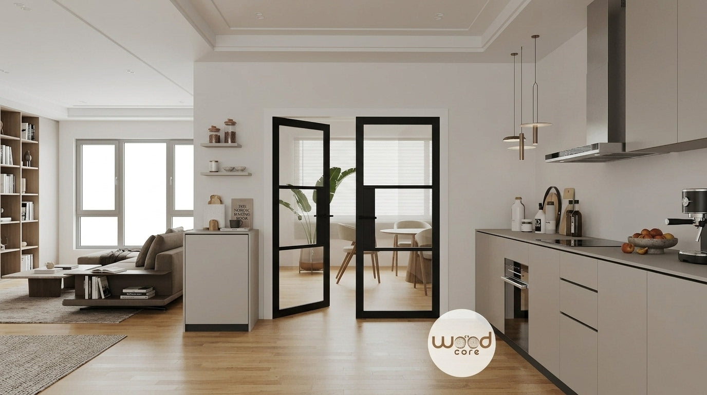 WC44GC Premium Primed Black Mayfair Door
