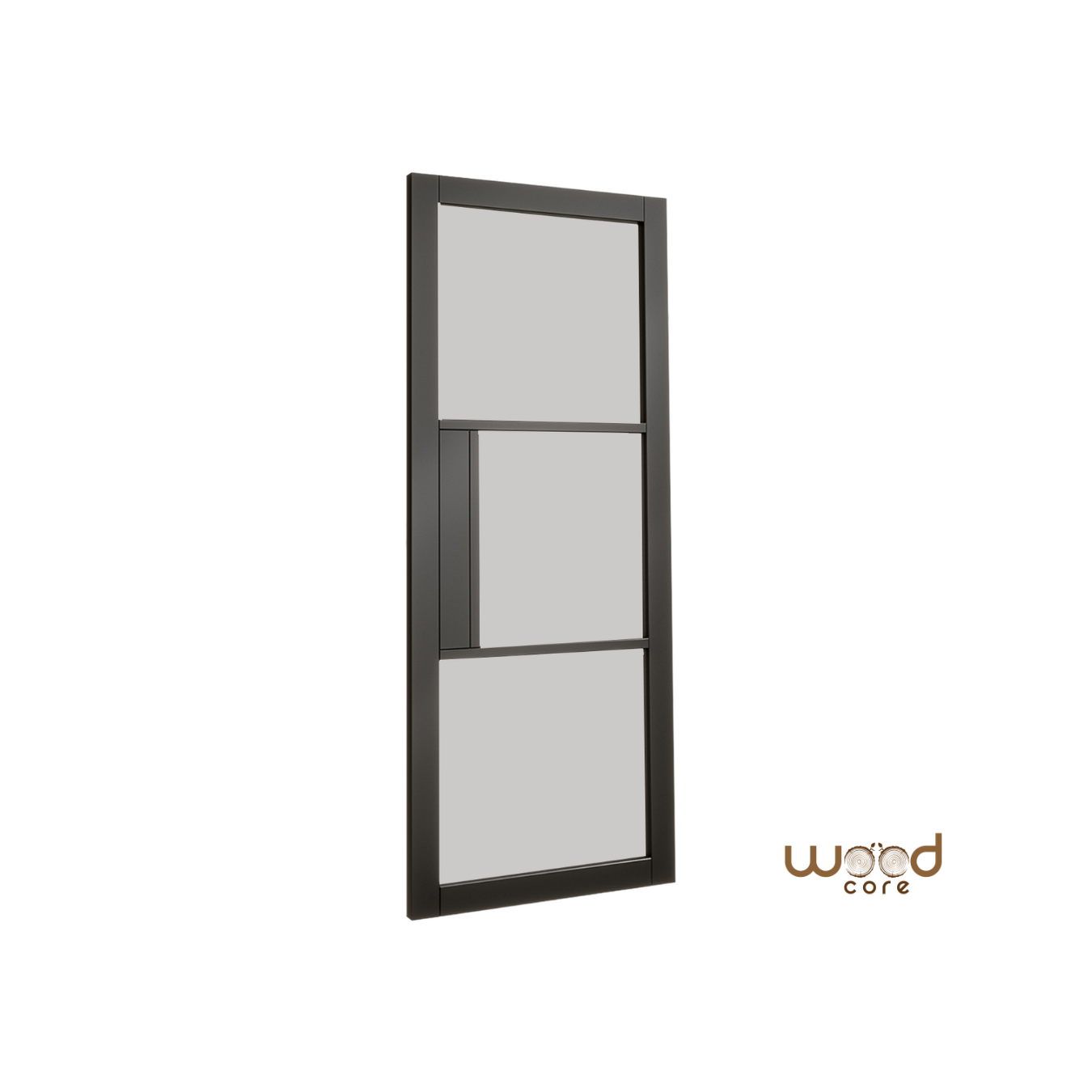 WC44GT Tinted Glass Urban Style Premium Primed Black Mayfair Internal Door Crittaly Style