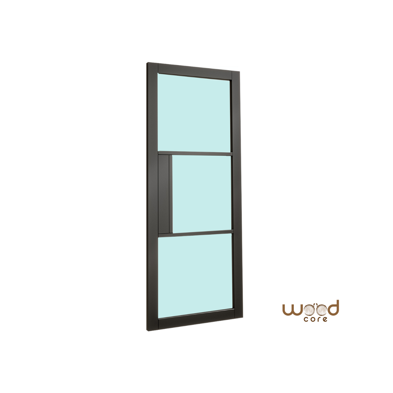 WC44G Frosted Urban Style Premium Primed Black Door Crittaly Style