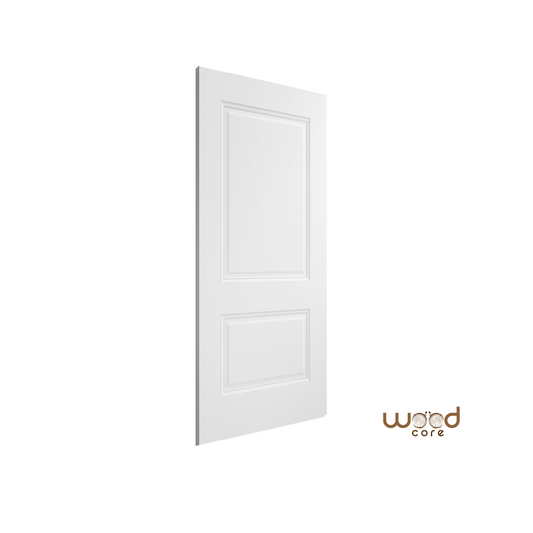 2 Panel Victorian Style Primed White Internal Door WC9