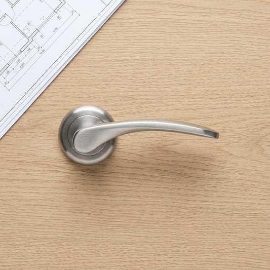 Internal Door Handle Satin Nickel Seville