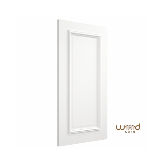 WC36 Victorian Style One Panel White Internal Door