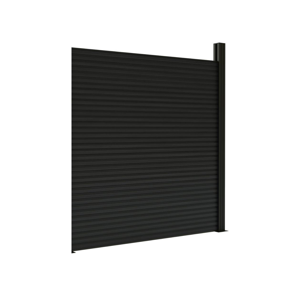 Composite Fencing Collection Black