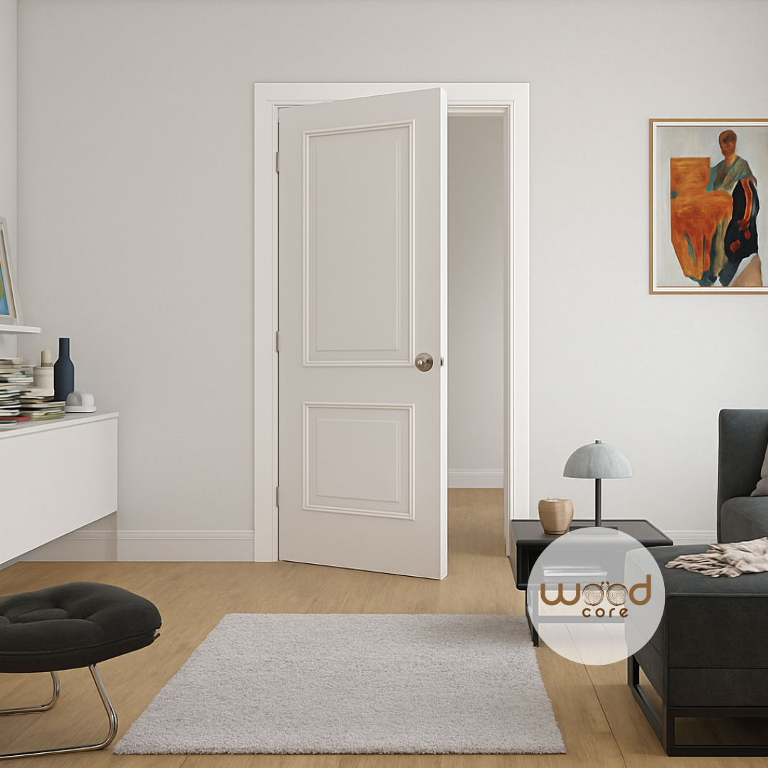 Victoria Style 2 Panel Internal White Door