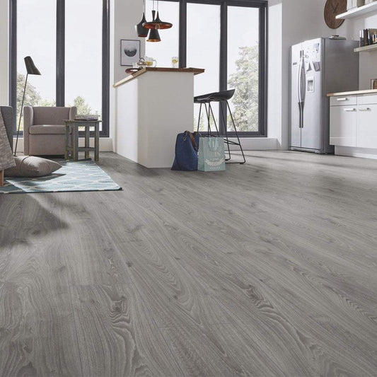 Laminate Flooring Long Board Liscannor Grey 12mm