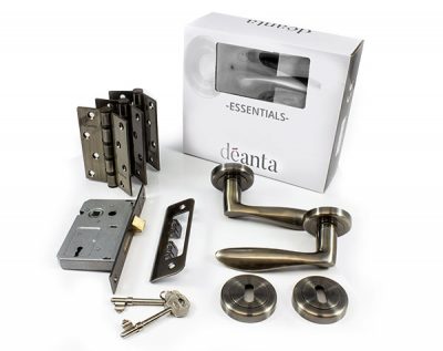 Dublin Antique Brass Door Handles