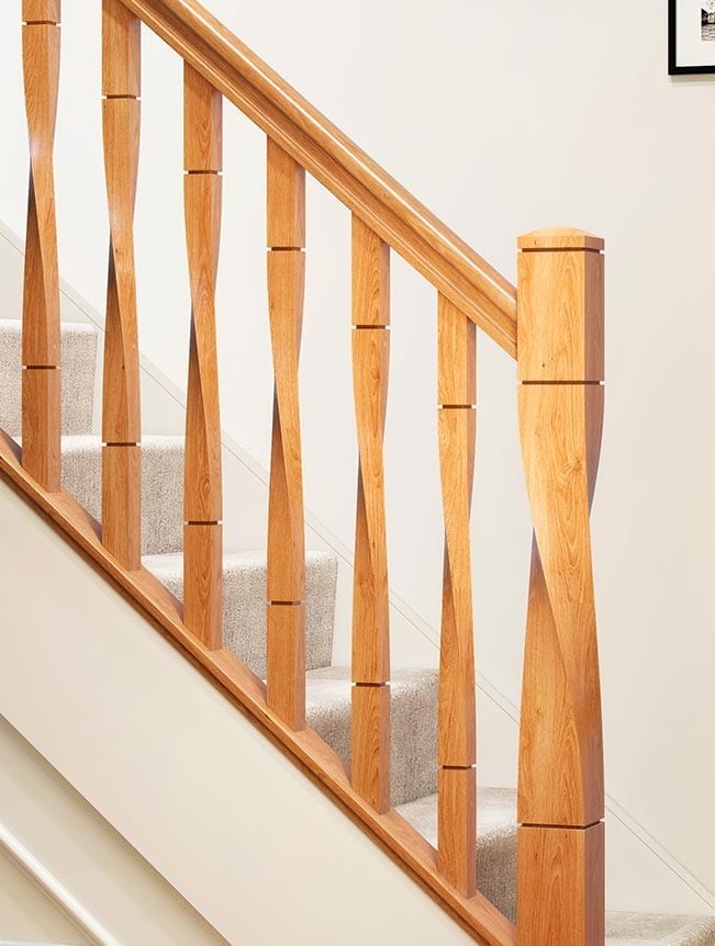 Stair Spindles Milano Twist