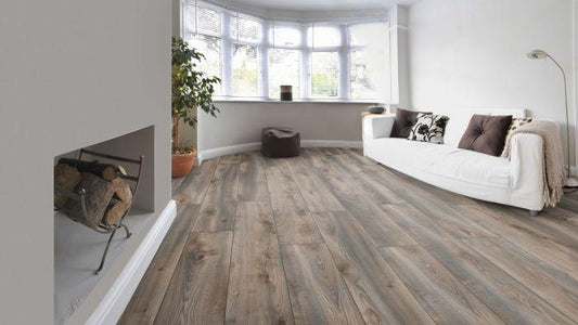 10MM MAMMUT PLUS LP AC5 MACRO OAK GREY EIR LAMINATE FLOORING