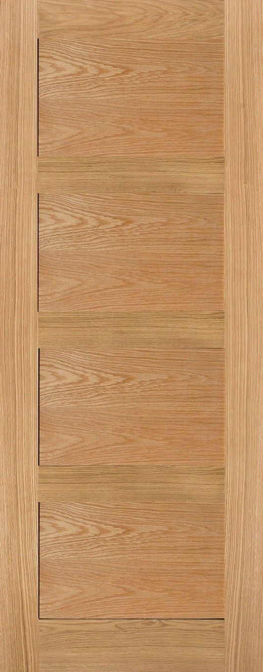 4 Panel Oak Shaker Internal Door