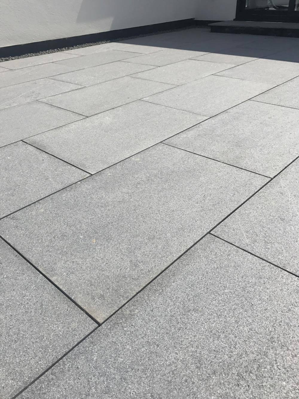 Silver Grey G603 Granite Outdoor Paving Slabs Flamed 900mm