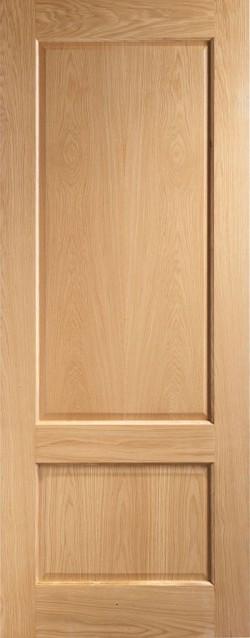 2 Panel Oak Shaker Internal Door
