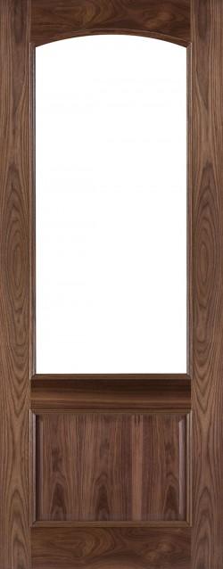 RB7G Walnut Internal Door Unglazed