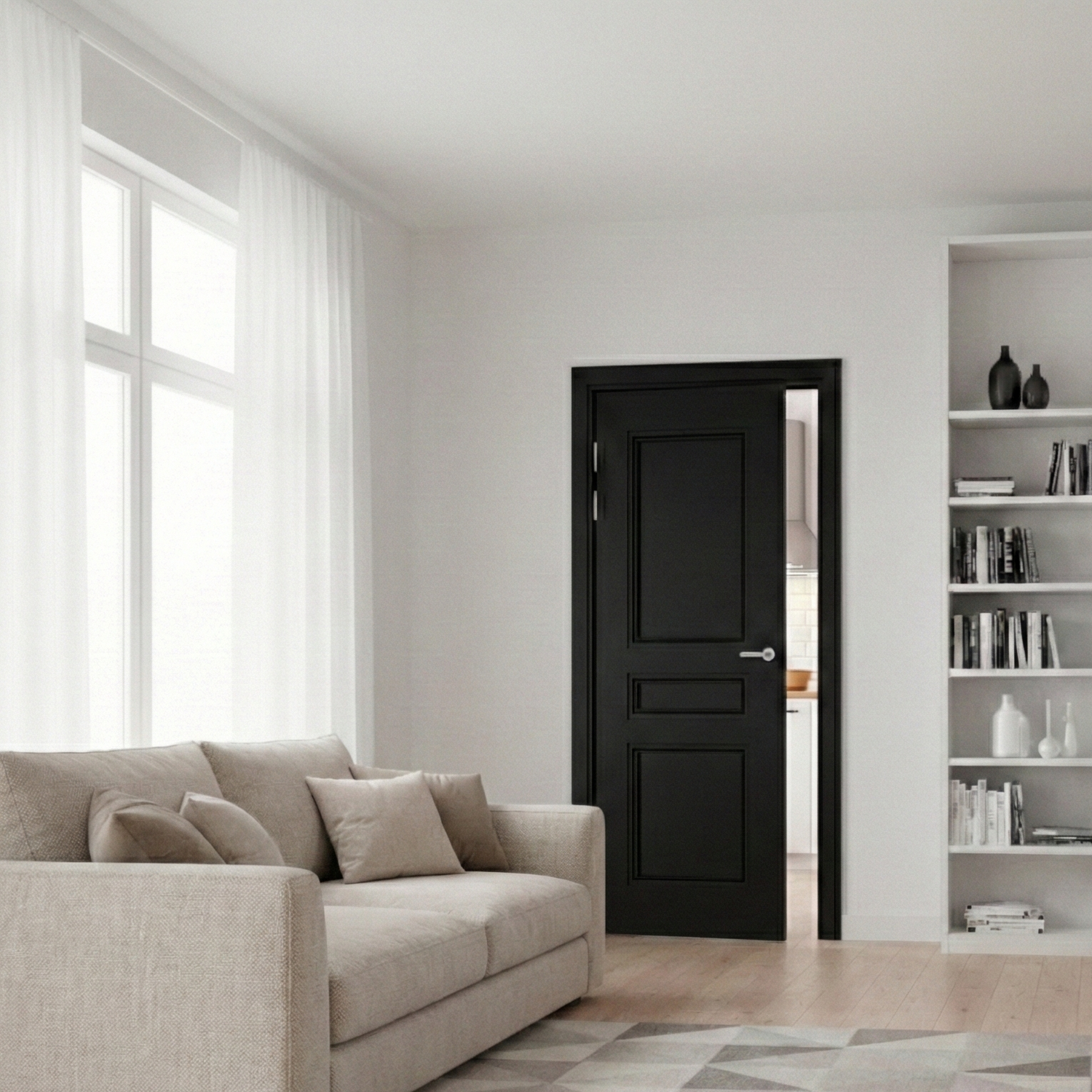 Urban Style Black Internal Doors