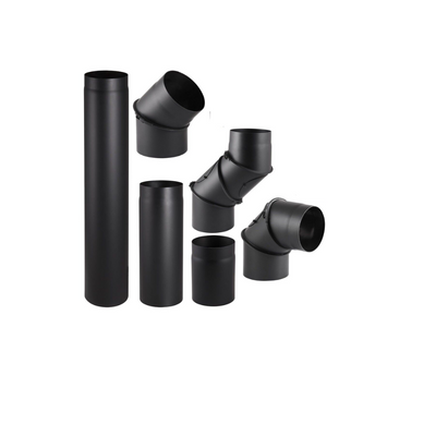 Black Stove Flue Pipe