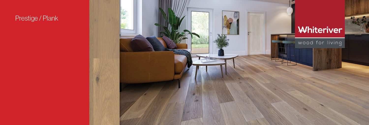 Prestige extra-wide 220mm 240mm engineered oak plank flooring collection
