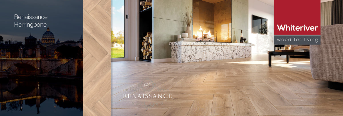 Renaissance Herringbone Collection engineered wood flooring