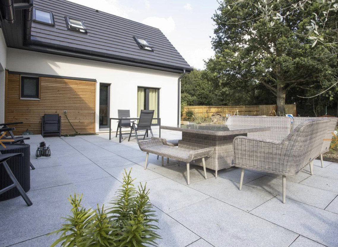 Silver Granite Paving