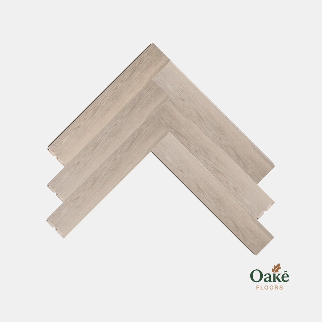 Herringbone laminate flooring Sydney Oak 12mm AC5 - detail