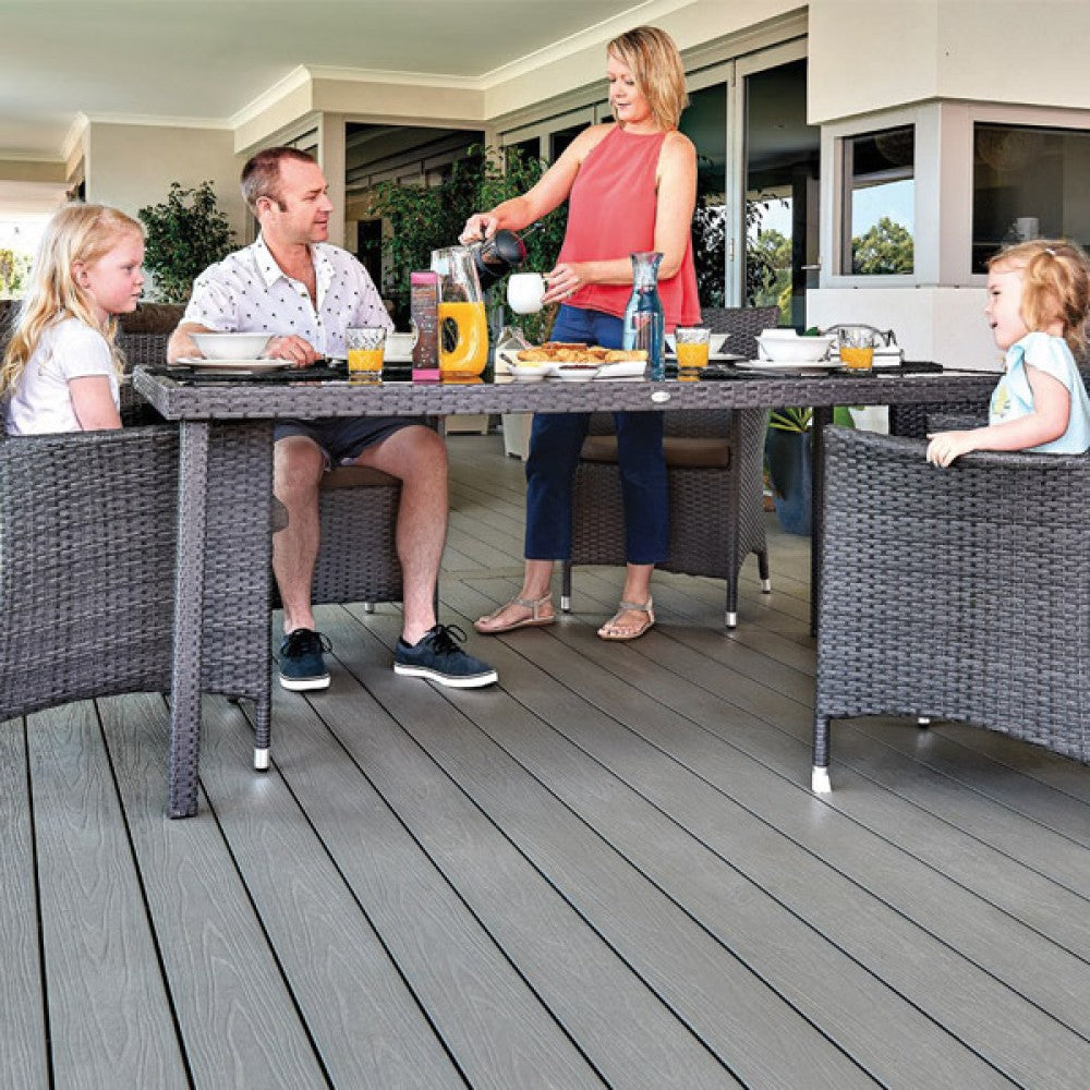 Composite decking Ultra Silver Grey