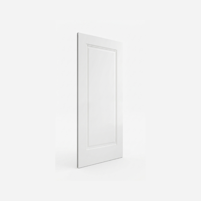 1 Panel Victorian Style Primed White Internal Door WC23