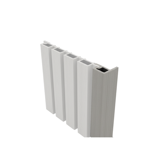 Composite cladding and decking corner trims - installed detail