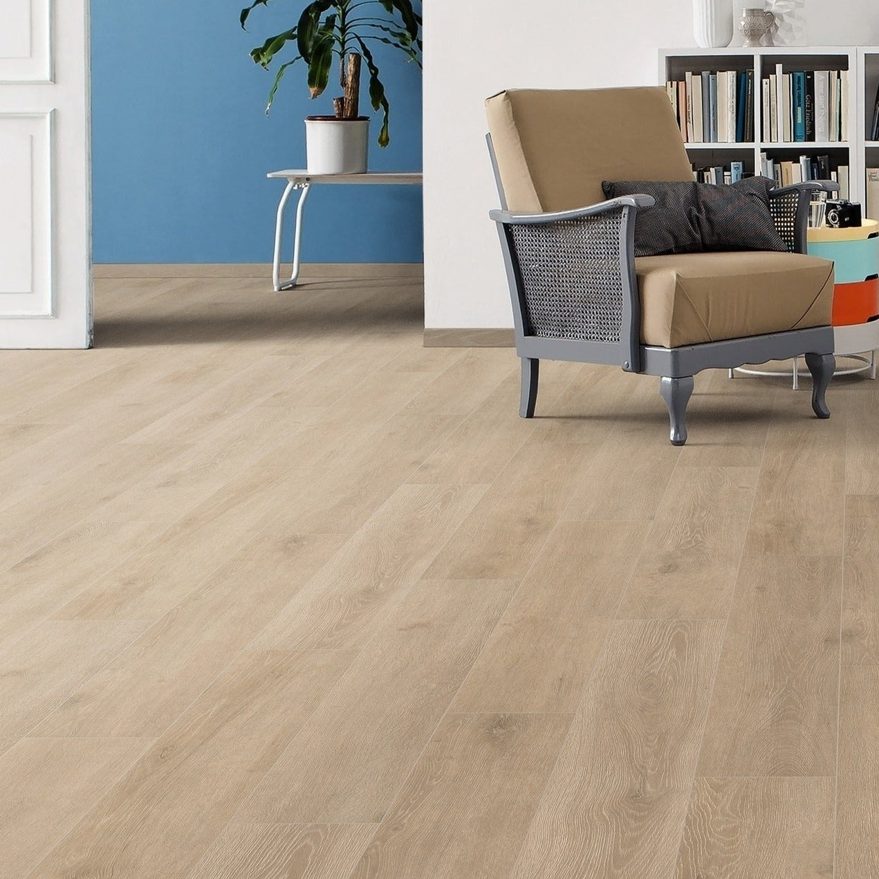 Laminate Flooring Long Board Washed Oak 12mm