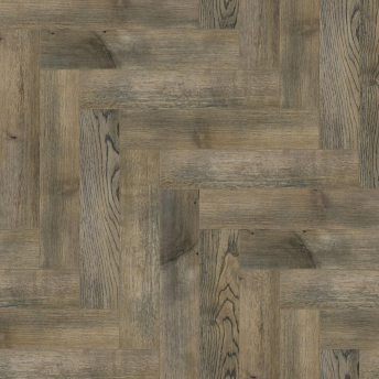 Rustic Oak herringbone flooring 12mm - close-up